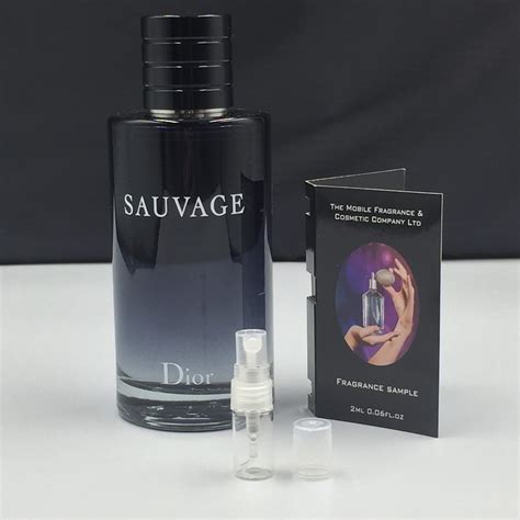 christian dior eau sauvage sample